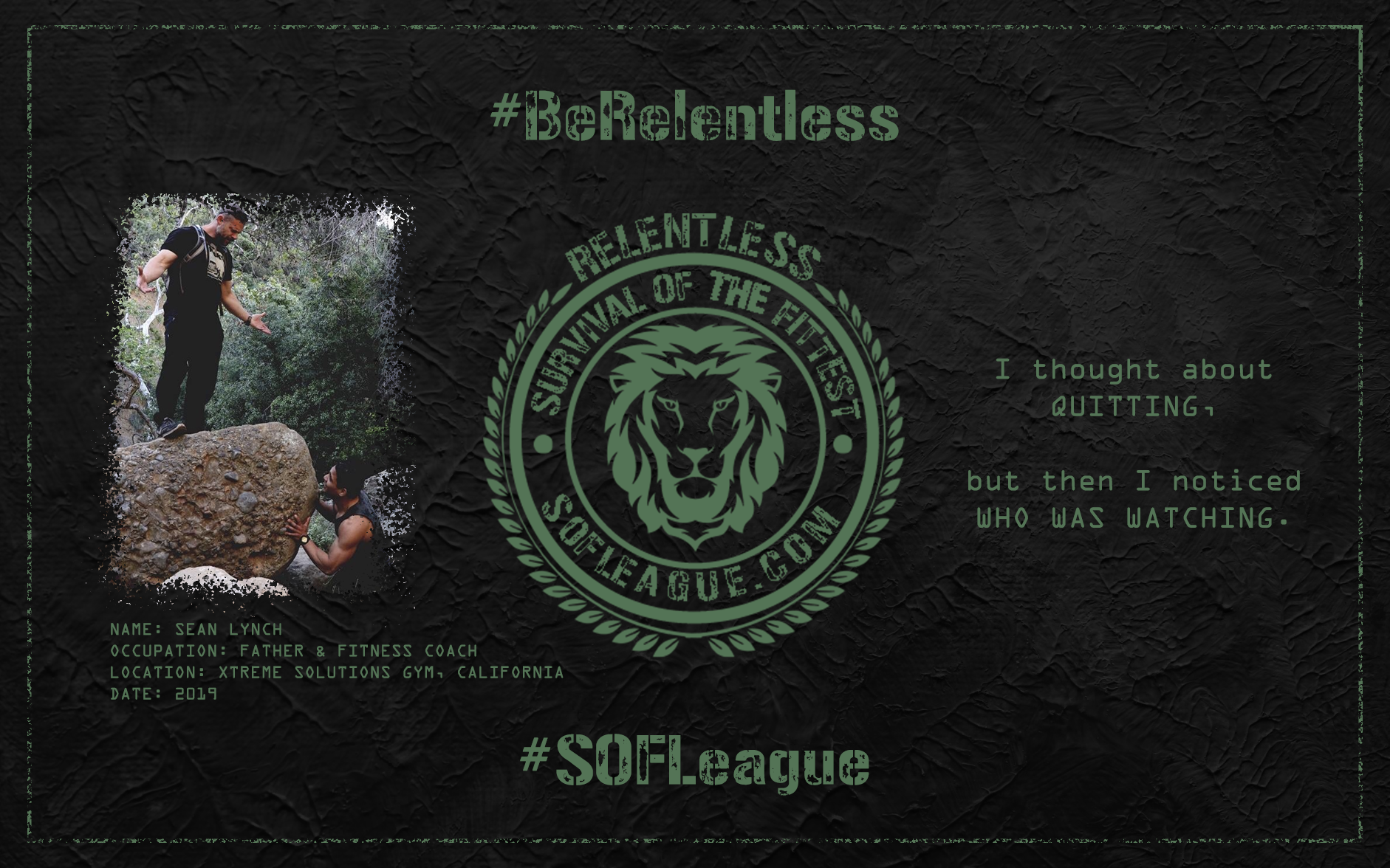 SOF League - Survival Of the Fittest